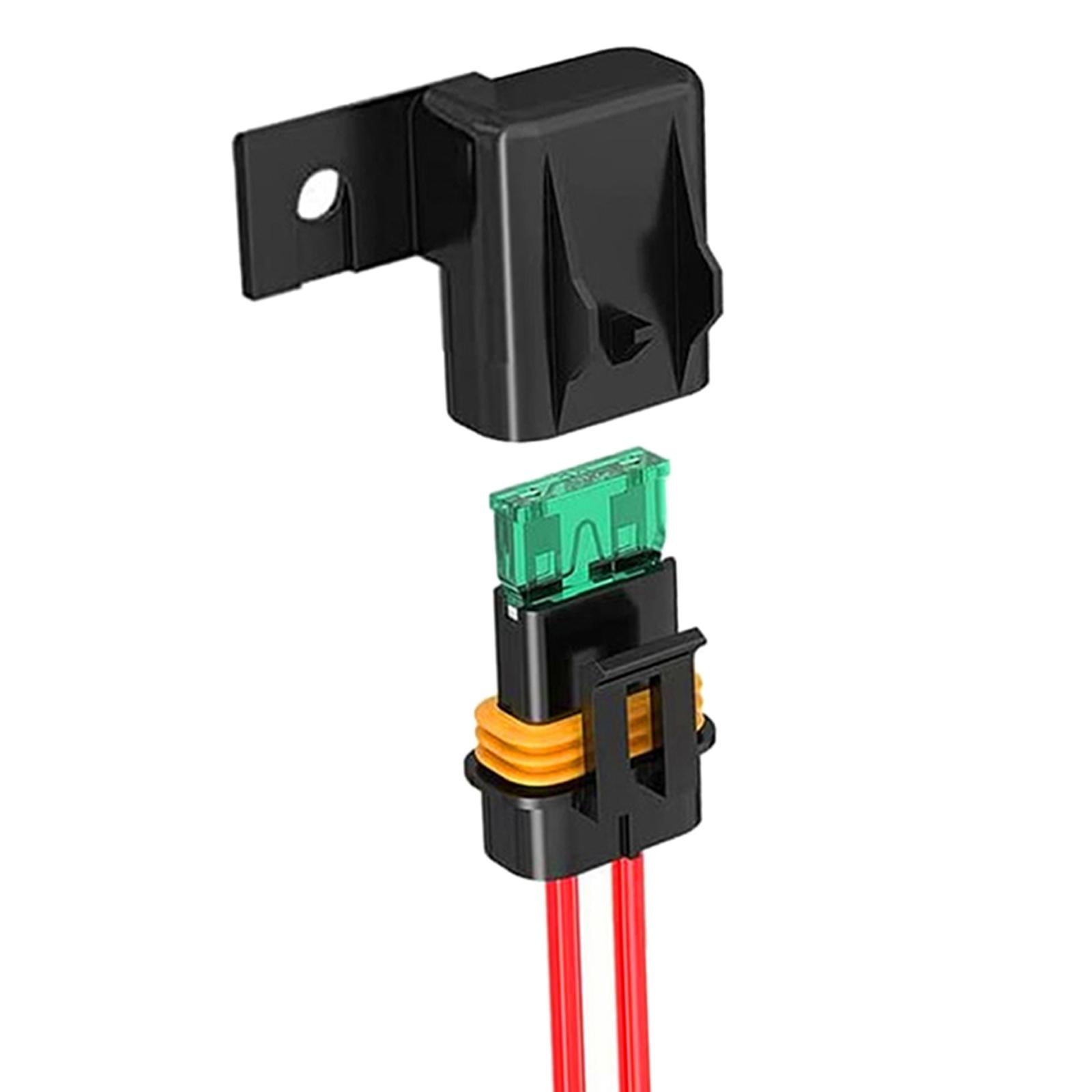 LeeQinersw Inline Fuse Holder 40A Wiring Harness for Motorcycle Marine Boat Vehicle
