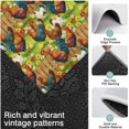 thumbnail image 3 of Green Chicken Farm Pattern Kitchen Rugs Sets Of 3,Kitchen Runner Rugs Non Skid Washable,Decorative Kitchen Floor Mats for Kitchen,Sink,Laundry,17"x30"+ 17"x47" + 17"x59", 3 of 6