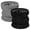 Black, Grey, variant on 2 Packs Winter Neck Warmer: Warm Neck Gaiter for Men Women Knit Fleece Scarf Gaiter Thick Windproof Cold Weather, Black