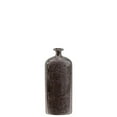thumbnail image 1 of Benjara BM219625 Ceramic Vase with Dimple Design, Chrome - Set of 2, 1 of 1