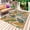 Pink, variant on Pink Leopard Outdoor Rug for Patio/Deck/Porch, Non-Slip Large Area Rug 4 x 6 Ft, Summer Botanical Tropical Leaves Indoor Outdoor Rugs Washable Area Rugs, Reversible Camping Rug Carpet Runner