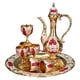thumbnail image 2 of Juego de 8 teteras de café vintage Macarena Tetera y taza decantador Decoración de casa Boda rojo, 2 of 8