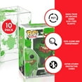 thumbnail image 4 of 10x EVORETRO 0.40mm PET Funko Pop Protectors – Green Splatter Clear Scratch-Resistant Durable Display Cases for 4-Inch Vinyl Figures, 4 of 5