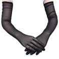 thumbnail image 2 of Baqcunre Sports Gloves, Women's Evening Party Satin Long Finger Gloves Elbow Length, Gloves Mittens, ,, 2 of 5