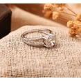 thumbnail image 3 of vylahjewellery 2 Ct Round Cut Moissanite Diamond Ring Engagement Ring 14K Gold Anniversary Ring, 3 of 8