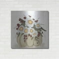 thumbnail image 3 of Luxe Metal Art 'Floral Pumpkin' by Ashley Justice, Metal Wall Art, 36"x36", 3 of 7