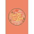 thumbnail image 3 of Lake Tahoe, Lake Life Series, Take Me To The Lake, Contour (100% Cotton Canvas Reusable Tote Bag), 3 of 3