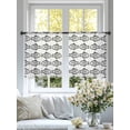 thumbnail image 4 of Ocean Brown Fish Sheer Curtains 54 Inch Length 2 Panels for Living Room, Summer Fishing Coastal Nautical Simple Voile Kitchen Curtain Set, Luxury Privacy Drapes Window Treatment for Bedroom, 4 of 7