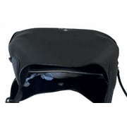 Michael Kors Kelsey Pebbled Leather MK Signature Large Shoulder Bag Purse[Black leather/Gold]