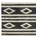 thumbnail image 2 of SAFAVIEH Micro-Loop Briony Diamond Striped Wool Area Rug, Charcoal/Ivory, 5' x 8', 2 of 4