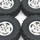 thumbnail image 5 of Ounissouiy RCGOFOLLOW Llantas Neumáticos RC Pieza de coche Durable Rc Llantas Neumáticos para 1/12 MN MN82 LC79 MN78 D90 D91 D96 99S Crawler Kits de construcción modelo Plata, 5 of 6