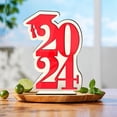 thumbnail image 4 of BNNG 2024 Graduation Party Decoration Wooden Congratulate Graduation Table Toppers Centerpieces Decoration for High School College Graduation Party Supplies Photo Booth Props, 4 of 6