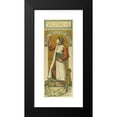 thumbnail image 2 of Caleb Althin 9x18 Black Modern Framed Museum Art Print Titled - Salvator Oil (No18) (1890), 2 of 5
