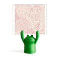 thumbnail image 1 of Planta de flor del Sol Línea pintura Estante de notas, estante de ranas de animales de dibujos animados, 1 of 3