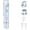 Blue, variant on Electric Hair Trimmer for Women, IPX7 Waterproof 2-in-1 Dual Head Rechargeable Shaver, Painless Epilator for Face Underarms Legs and Bikini Area Y85-pink