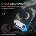 thumbnail image 5 of Magnetic Case for iPhone 17 Air, Compatible with Magsafe PC Hard Shell Silicone Inner Bumper Anti-Scratch Full-Body Cover Shockproof Slim Design Stars and Moons, 5 of 5