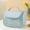 Blue, variant on Shldybc Translucent Water Proof Cosmetic Bag, Cosmetic Bag Set Frosted Translucent Pvc with Zipper Handle Portable Travel Bag, Hangable and Handy Cosmetic Bag