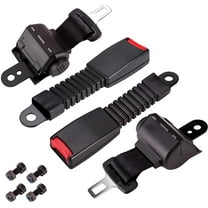 10L0L 2 Sets Golf Cart Seat Belts for Yamaha,EZGO, Club Car, 42" Retractable Seat Belts with Buckles - with DOT Certification