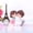 B, variant on EGYMEN 2PCS Cute Kissing Couple Doll, Resin Decorative Figurine, Miniature Garden Ornament, Hand Painted Desk Accessory