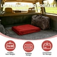 thumbnail image 4 of Kimunuk Canopy Replacement Cover, 12' x 20' Outdoor Portable Carport Replacement Canopy with Ball Bungees for Car Garage Shelter Tent Party Tent, Red ,Frame is Not Included, 4 of 6
