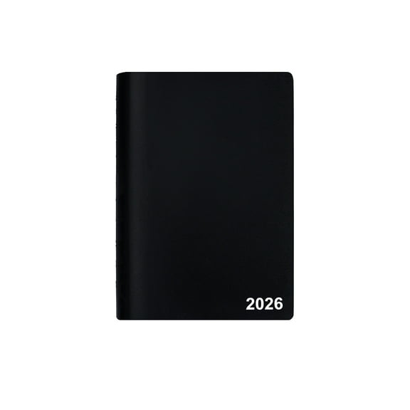 2026 Staples 5" x 8" Daily Appointment Book Black (ST58452-26)