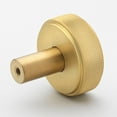 thumbnail image 2 of GlideRite 1-1/2 in. Solid Round Knurled Cabinet Knob, Satin Gold, Pack of 10, 2 of 3