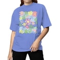 thumbnail image 2 of Floral Garden Art Print Women's T-shirt, 2 of 3