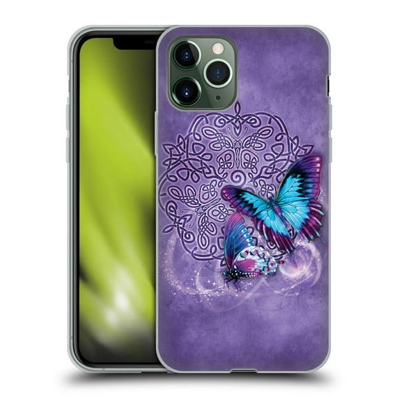 Head Case Designs Officially Licensed Brigid Ashwood Celtic Wisdom Butterfly Soft Gel Case Compatible with Apple iPhone 11 Pro