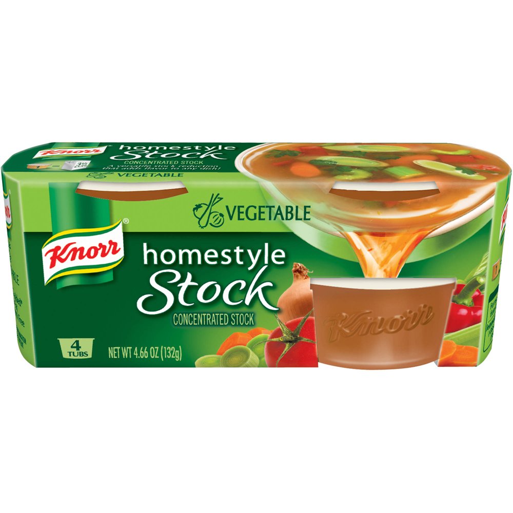 (2 Pack) Knorr Vegetable Homestyle Stock 4.66 oz