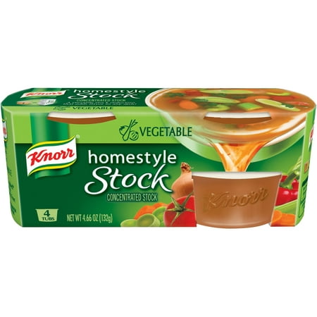 (4 Pack) Knorr Vegetable Homestyle Stock 4.66 oz