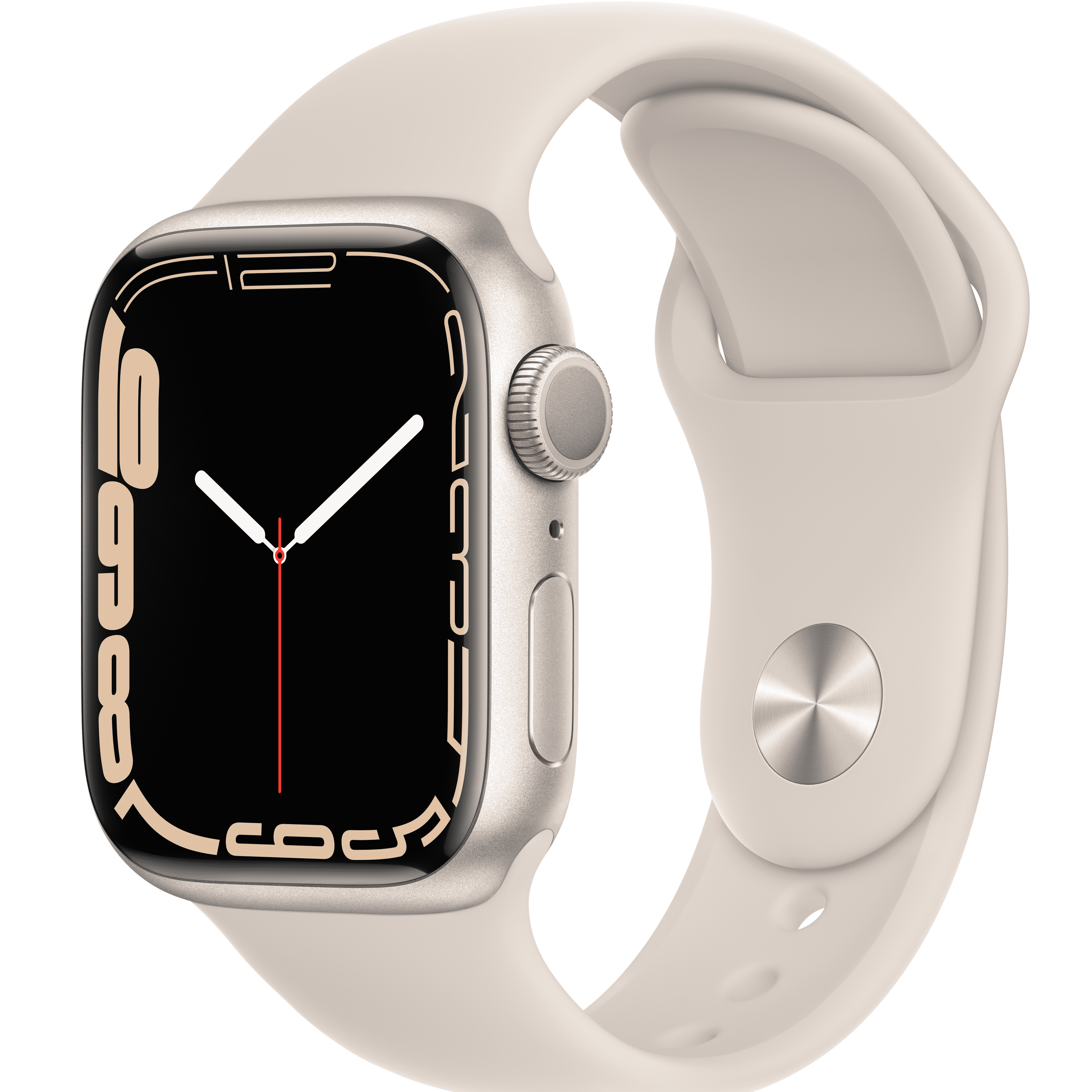 Apple Watch Series 7 GPS, 41mm Starlight Aluminum Case with 