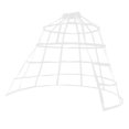 thumbnail image 6 of Women's Cage Pannier Hoop Skirt Bustle Petticoat (5 Hoops) White, 6 of 6