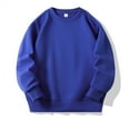 thumbnail image 2 of larppty Boys Sweatshirts Kids Fashion Long Sleeve Crewneck Pullover (Blue,8-9 Years), 2 of 4