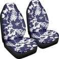 thumbnail image 3 of XYZCANDO Floral Tropical Leaves Car Seat Covers Set of 2 Removable Front Seat Cover Automotive Car Interior car Front Seats, Decorative Interior Decor Truck SUV, 3 of 10