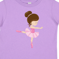 thumbnail image 4 of Inktastic Ballerina, Ballet Girl, Ballet Dance, Brown Hair Girls Toddler T-Shirt, 4 of 5