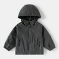 thumbnail image 2 of Boys Lightweight Windbreaker Jacket Hooded Water-Resistant Zipper Coat For Outdoor School Sports Casual Fall Jackets,Size:6-7 Years, 2 of 8