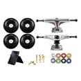 thumbnail image 1 of koolsoo Camion de Planche à Roulettes en Alliage 5 Pouces Roulement ABEC-11 Longboard Planche à Roulettes Roues Clés Plaquettes Noir, 1 of 9