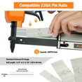thumbnail image 6 of KAMSIN P630 Pneumatic 23 Gauge Pin Nailer Accepts 3/8" to 1-3/16" Pin Nails, Micro Pinner Gun for Assembly and Woodworking Projects, 6 of 9