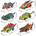 thumbnail image 5 of Miuline Dinosaur Cars Toys,6 Pack Dino Toys Friction Powered Dinosaur Pull Back Cars Set Dinosaur Supplies Favors For 3 Year Old Toddlers, 5 of 9