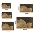 thumbnail image 4 of Floor MatUse Modern Carpet to Create Luxurious and Long-lasting Warmth in Your Home, Vintage Style Comfortable Mat, Suitable for Living Room, Bedroom, Office, and Kitchen, Floral Pattern Bosia Decor, 4 of 9