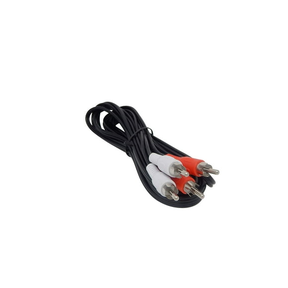 Your Cable Store Cable de audio RCA rojo/blanco de 12 pies, 2 macho a 2 macho