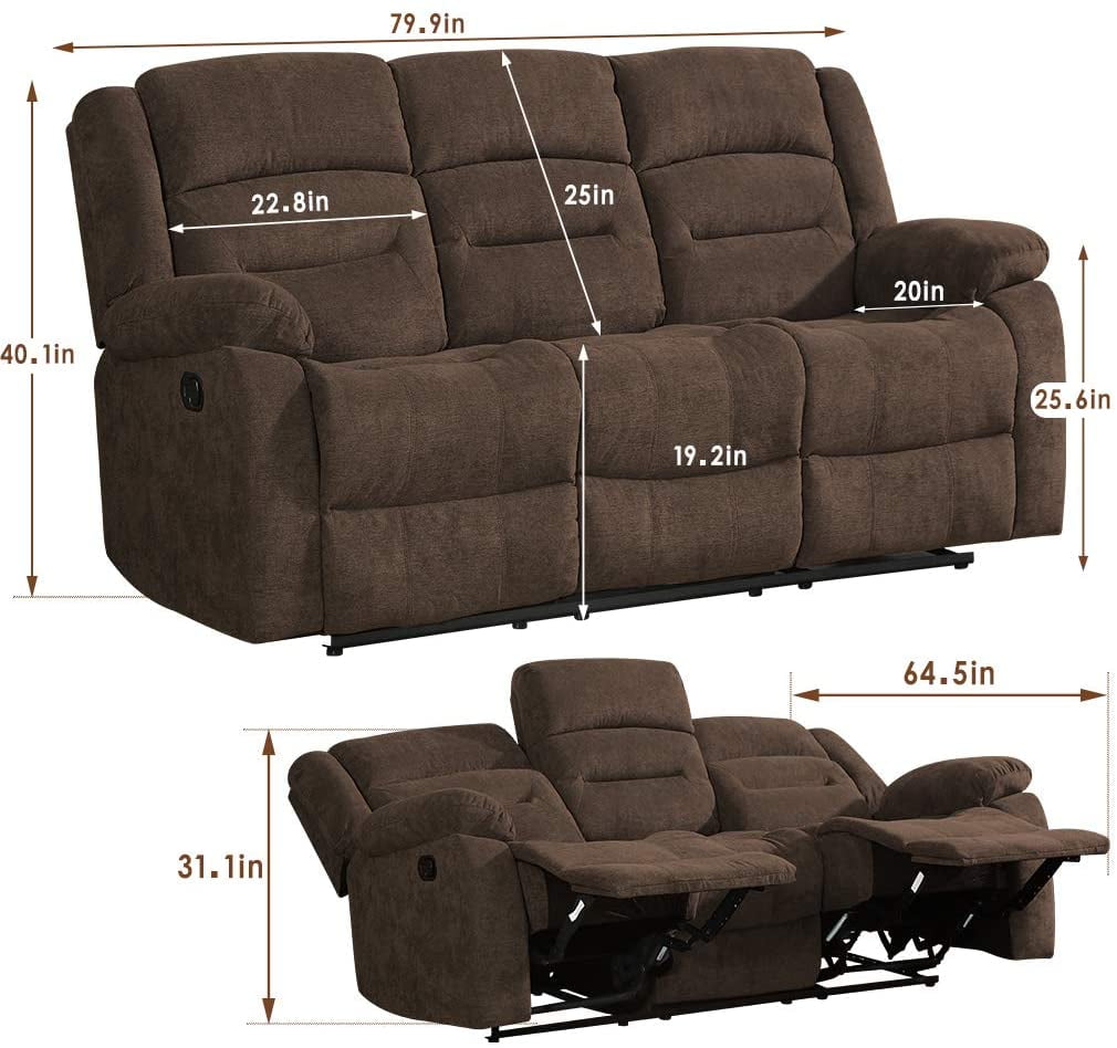 Buy Recliner Sofa Set Sofa for Living Room 3 seater Home Theater