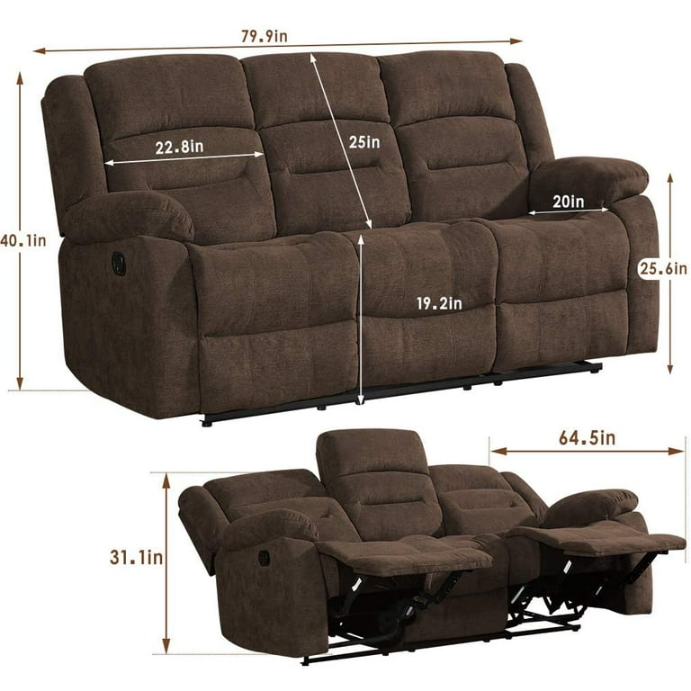 3 Seater Recliner Sofa Dimensions Matttroy