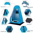 thumbnail image 3 of Blue Pop Up Shower Tent Portable Camping Changing Camp Toilet Bathroom Pod, 3 of 9
