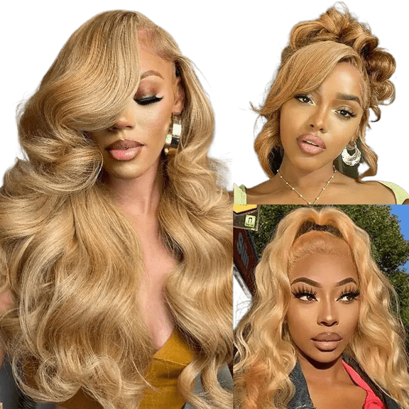 Lace Front Wig Gold New Arrival Women's Long Wavy Full Wig