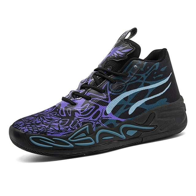 Bolognifi Chaussure de Basketball pour Homme Entraînement Sport Compétition Antidérapante Chaussures de Course Extérieures