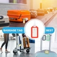 thumbnail image 5 of Skycase 10 Pcs Luggage Tags, Multi-Color Plastic Luggage Identifiers with Lanyard, Name Tags Travel Accessories, Waterproof ID Tags Airplane Suitcase Labels, 5 of 7