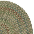 thumbnail image 3 of Colonial Mills 1.6' x 2.5' Brown and Green All Purpose Reversible Handcrafted Oval Area Throw Rug, 3 of 3