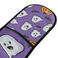 thumbnail image 4 of Yayeee Double Oven Mitt Kitchen Heat Resistant Baking 35" x7" Quilted Glove, Halloween Ghosts Purple, 4 of 6