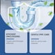 thumbnail image 4 of Limpiadores domésticos, 12 pastillas desodorizantes para desagües, eliminadores de pelos y olores de tuberías de baño, para uso doméstico diario. Hoja de limpieza para dragado de tuberías., 4 of 9